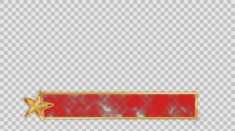 LowerThird Red Stock Footage 58314293