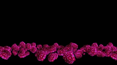 Lowerthird single particle 02 track matte 01 Stock Footage 11427550