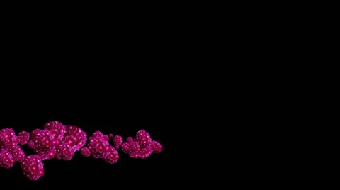 Lowerthird single particle 02 track matte 02 Stock Footage 11427563