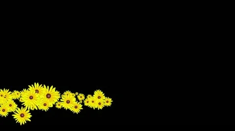 Lowerthird single particle 03 track matte 02 Stock Footage 11427602