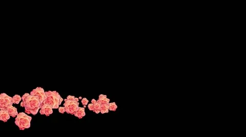 Lowerthird single particle 15 track matte 02 Stock Footage 11427939