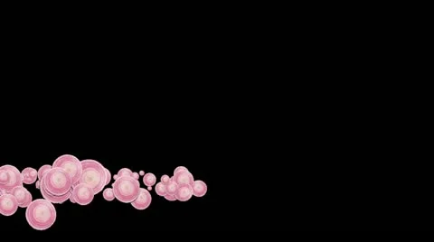 Lowerthird single particle 36 track matte 02 Stock Footage 11430137