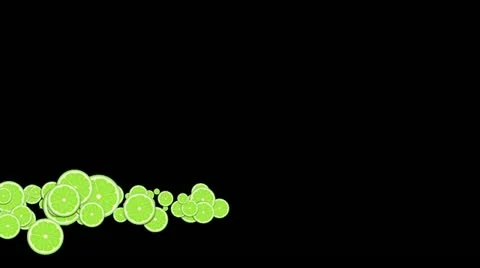 Lowerthird single particle 41 track matte 02 Stock Footage 11430254