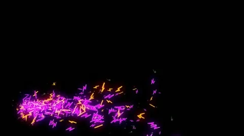 Lowerthird violet Stock Footage 11277280