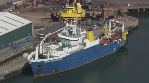 Lowestoft aerial Vídeos de archivo 65260023