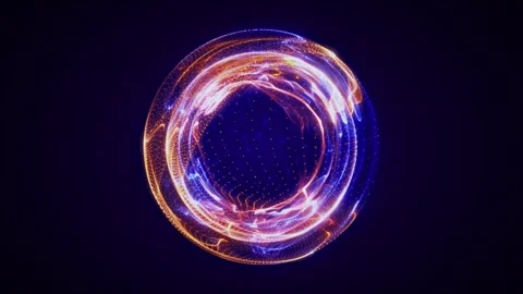 Lowing Energy Sphere Background Stock Footage 318995810