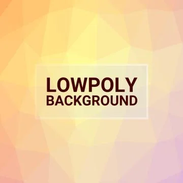 Lowpoly background Stock Illustration