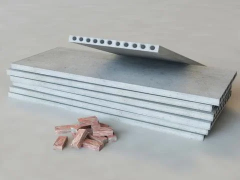 LowPoly building materials 3D Model