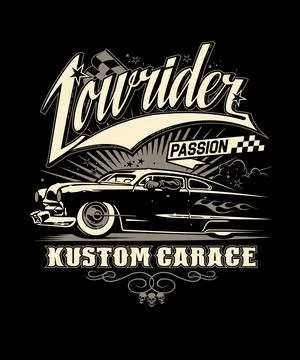 Lowrider passion Stock Illustration