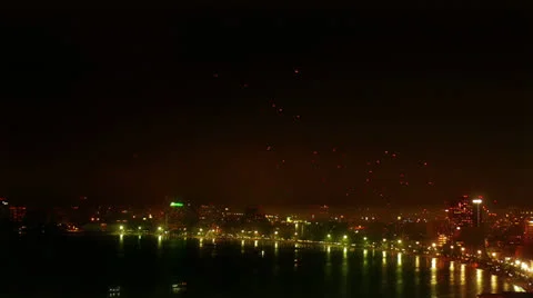 Loy Krathong Stock Footage 24686685