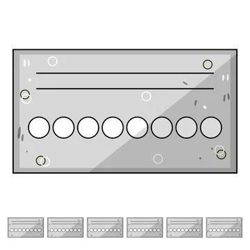 Loyalty card graphic representing customer rewards program Иллюстрация