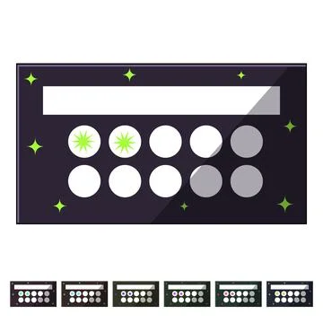 Loyalty card representing reward program customer retention Stock Illustration