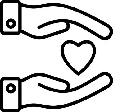 Loyalty Line Icon Design Stock Illustration
