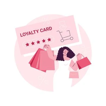 Loyalty program abstract concept vector illustration. Stock Illustration