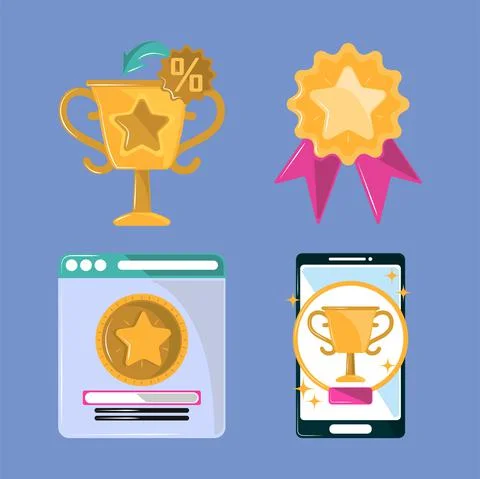 Loyalty program and customer service Stock Illustration