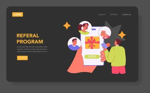 Loyalty Program And Reward. Flat Vector Illustration 스톡 일러스트