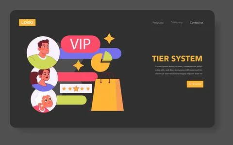 Loyalty Program And Reward. Flat Vector Illustration Stock Illustration