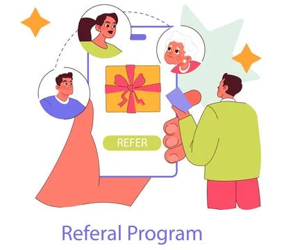 Loyalty Program And Reward. Flat Vector Illustration Stock Illustration