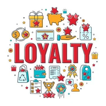 Loyalty Program Banner Stock Illustration