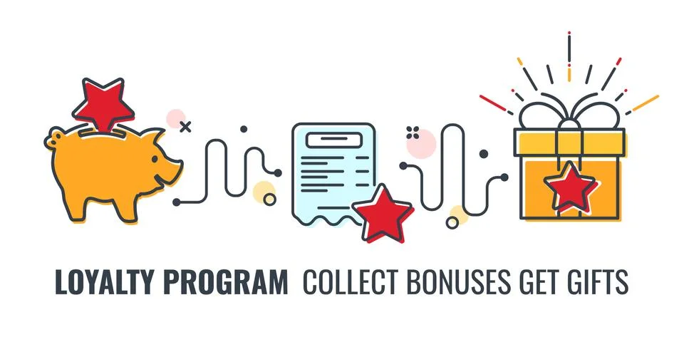 Loyalty Program Banner Stock Illustration