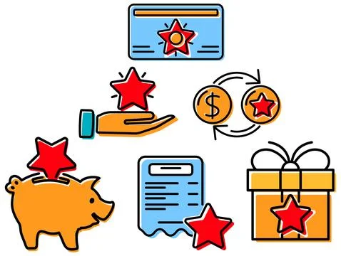 Loyalty Program Banner Stock Illustration