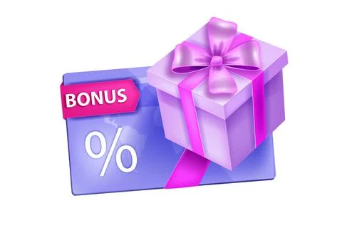 Loyalty program, customer bonus, discount gift card illustration, present box Ilustración de archivo