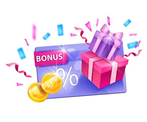 Loyalty program, customer gift card vector bonus illustration, golden coins Stock-Illustration