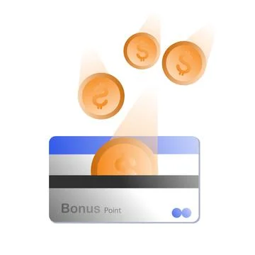 Loyalty program discount card Illustrazione stock