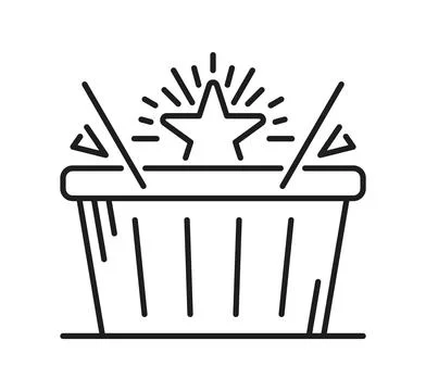 Loyalty program exclusive benefit gift coupon icon Illustrazione stock