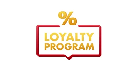 Loyalty program in flat style. Discount coupon. 3d coupon reward. Discount Stock Footage 196874695