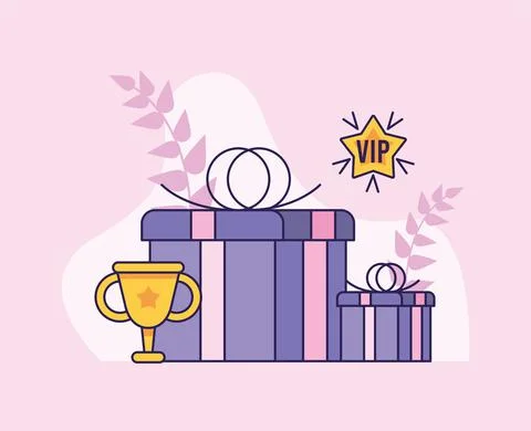 Loyalty program gifts Illustrazione stock