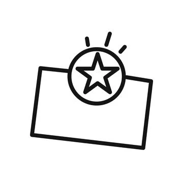 Loyalty Program icon linear vector graphics sign Stock Illustration