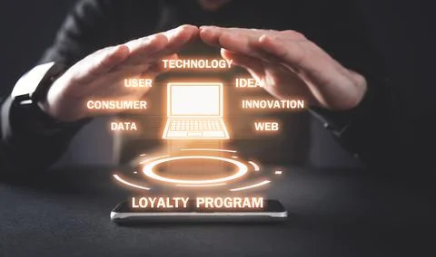 Loyalty program. Marketing, Strategy, Technology, Business Fotos de archivo