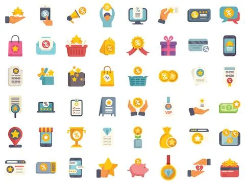 Loyalty program offering exclusive rewards and benefits for customers Illustrazione stock