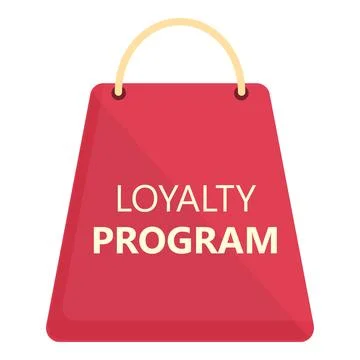 Loyalty program service icon cartoon . Customer card Stock-Illustration