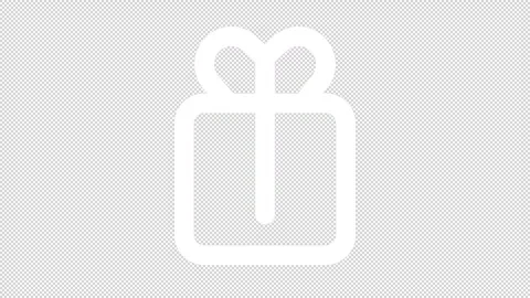 Loyalty program white line animation 스톡 동영상 274714958