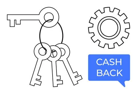 Loyalty programs, secure benefits, financial rewards, cashback incentives, bu 库存插图