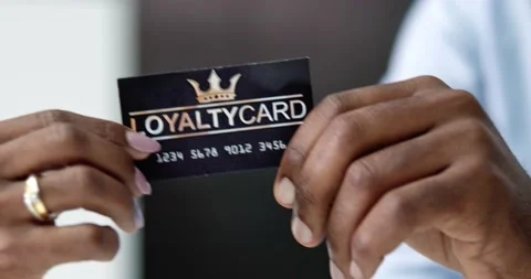 Loyalty Reward Points Program Card 스톡 동영상 232345668