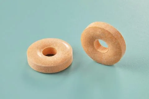 Lozenges with a hole Stock Photos