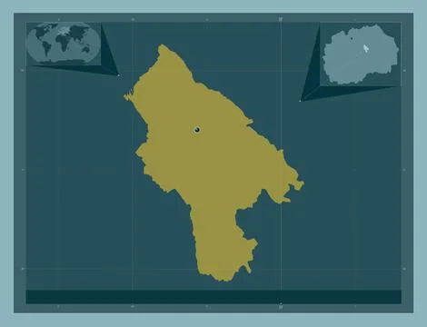 Lozovo, Macedonia. Solid color shape Stock Illustration