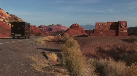 LP-CapitolReef-05 Vídeos de archivo 8846187