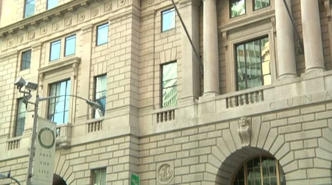LP-FinancialDistrict-45 Stock Footage 8423525