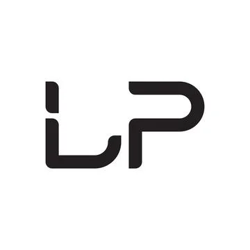 Lp initial letter vector logo icon Stock Illustration