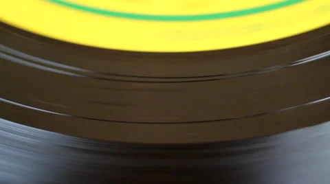 LP Long play vinyl record (record player) 2 Video stock 34419290