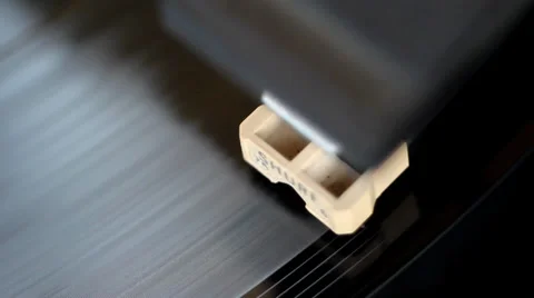 LP Long play vinyl record (record player) 3 Stock Footage 34419335