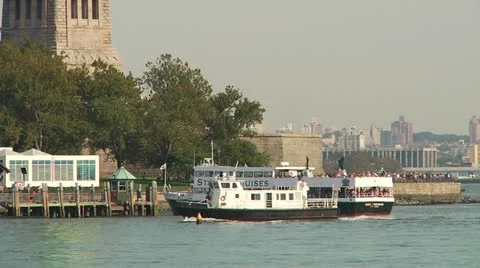 LP NY StatueOfLiberty 059 Video stock 22337756