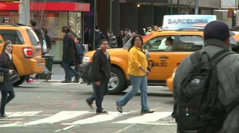 LP NYcrowd 06 Stock Footage 21778792