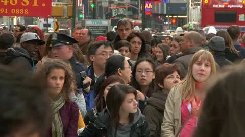 LP NYcrowd 13 Stock-Footage 21778953