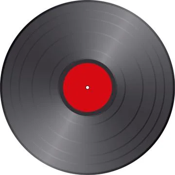 LP record Stock Illustration