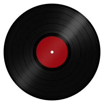 LP Vinyl Record Stock Illustration